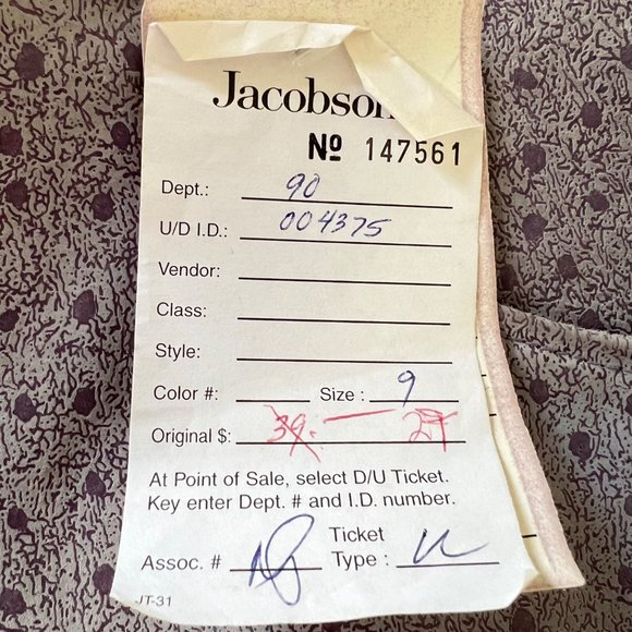 Vintage B Lucid Leather Pants Purple Speckled Print High Waist size 9 Junior - Picture 12 of 13